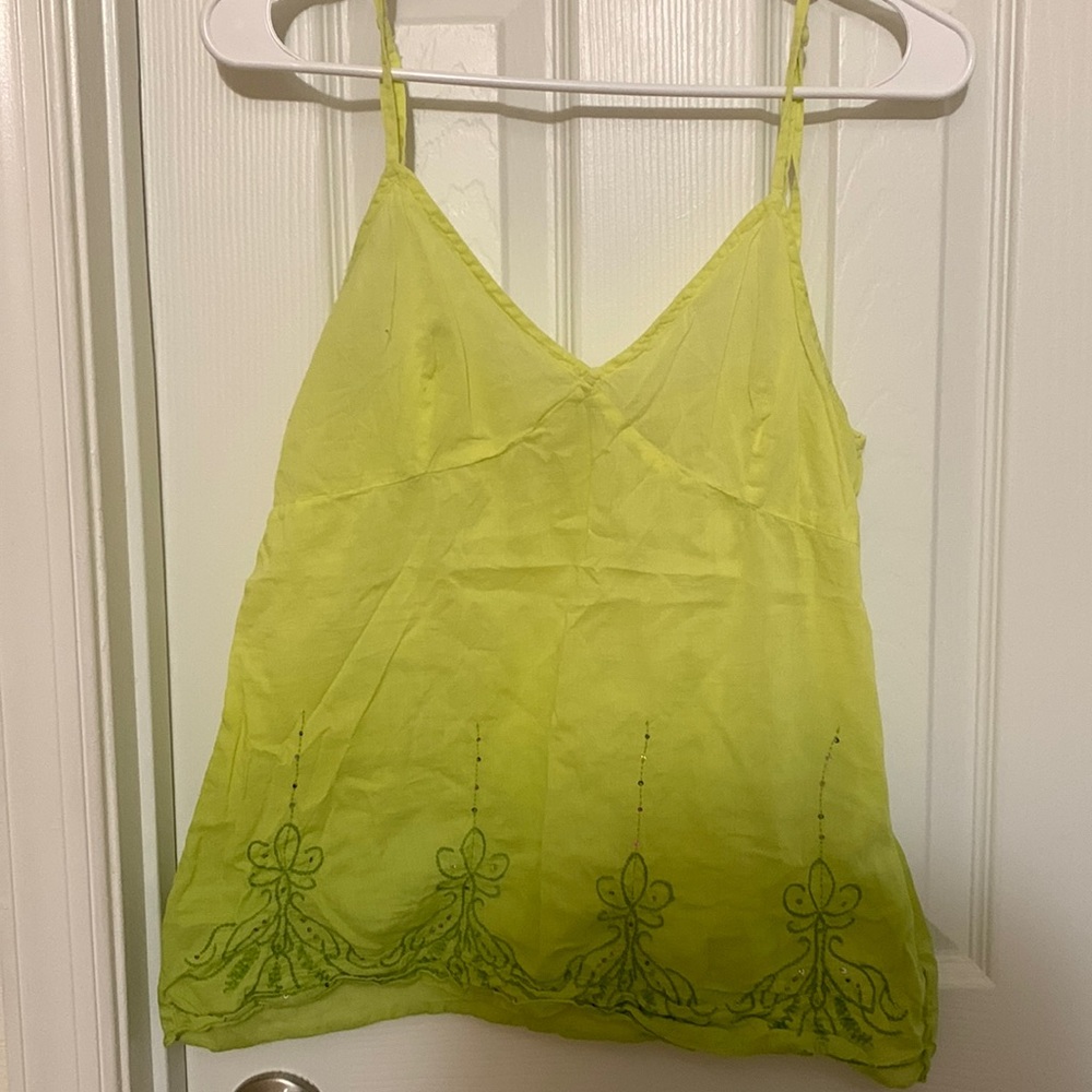 SALSA gradient green top